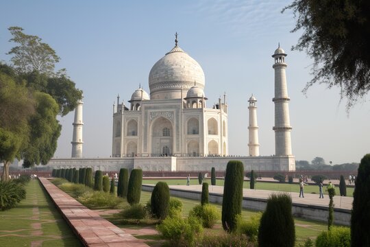 The Taj Mahal in India, generative artificial intelligence
