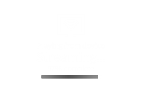 Composite image of streaming text with wi-fi sign on television screen