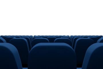 Fototapeta premium Close-up of blue armchairs