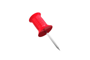 Fototapeta premium Close-up of red pushpin