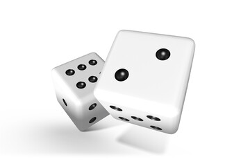 3D image of dice