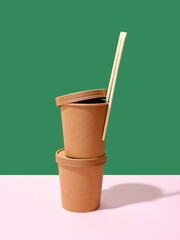 Takeaway food eco packaging