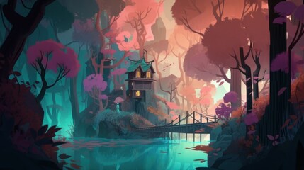 Unique art style or visual identity for the game's dream world