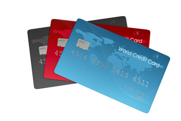 Colorful world credit cards