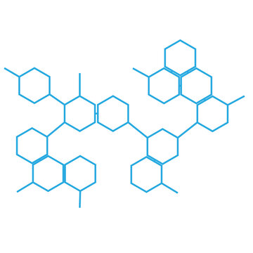 Hexagon molecular structure