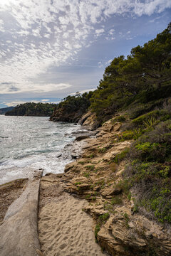 Coast of the sea