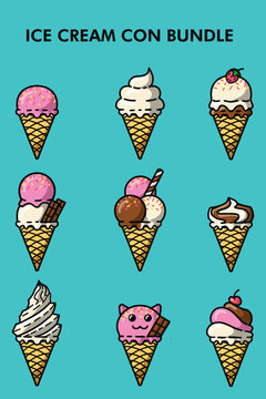 ice cream bundle, summer