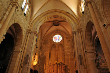 Perigord, the Saint Jacques  church of Bergerac in Dordogne
