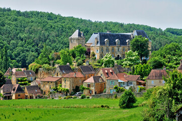 Fototapeta na wymiar France, picturesque village of Berbiguieres