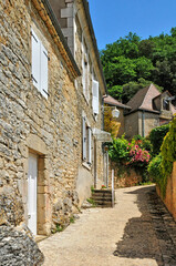 Obraz na płótnie Canvas France, the picturesque village of La Roque Gageac in Dordogne