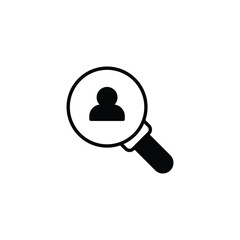 Search icon design with white background stock illustration