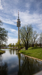 Fototapeta premium tv tower city Munich