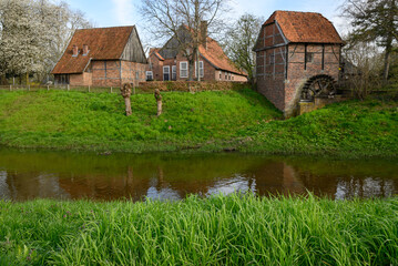 Frühling an der Berkel im Münsterland