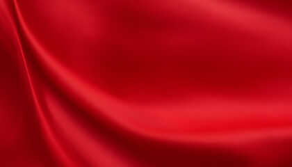 Abstract red fabric with soft wave texture background - Powered by Adobe