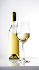 White Wine, Generative AI, Illustration