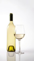 White Wine, Generative AI, Illustration