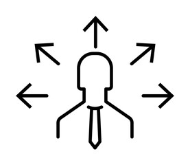 user icon illustration on transparent background