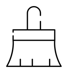 brush for painting icon illustration on transparent background