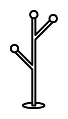 hanger icon illustration on transparent background