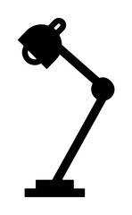 table light glyph icon illustration on transparent background