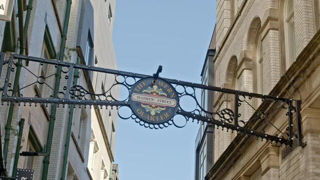 Mathew Street Sign