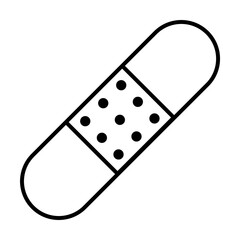 plaster icon illustration on transparent background