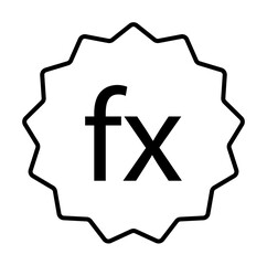 sensor size icon illustration on transparent background