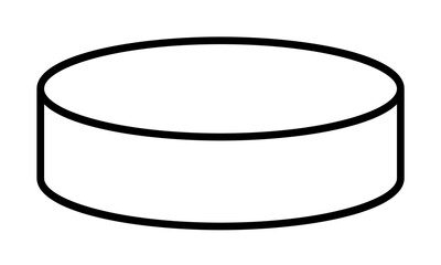 sport, puck icon illustration on transparent background