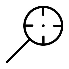 search goal icon illustration on transparent background