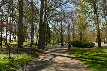 Fototapeta premium Le parc de Vichy en été