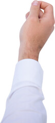 Cropped hand of man