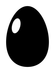 chicken, egg, food icon illustration on transparent background