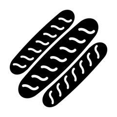 cake, bread, food icon illustration on transparent background