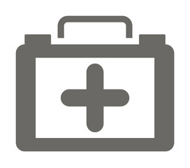 First aid kit icon illustration on transparent background