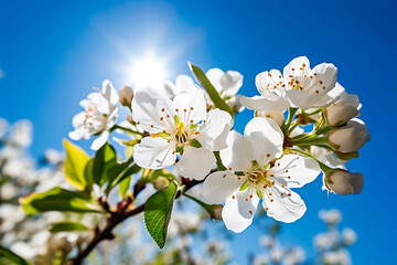 Obraz premium Beleza Primaveril - Lindas Flores em Plena Florada