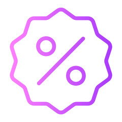 discount gradient icon