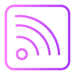 rss gradient icon