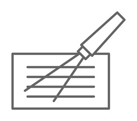 Scanner, technology icon illustration on transparent background