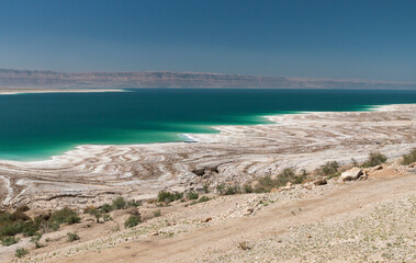 sunny day at Dead Sea, Jordan