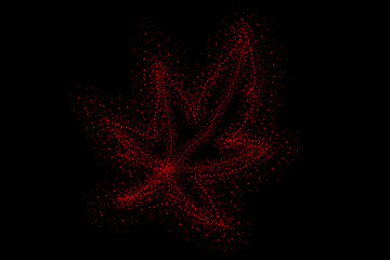 Realistic Colorful bokeh sparkle light effects on black background	