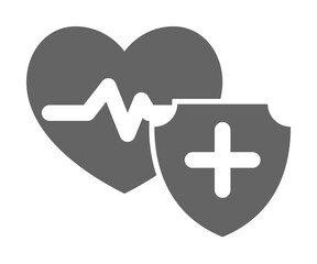 Insurance, health, life icon illustration on transparent background