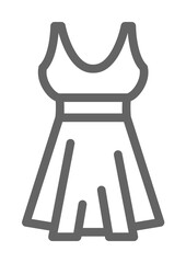 Dress, Italy icon illustration on transparent background