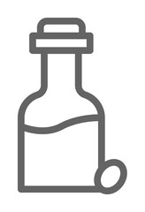 Olive oil, Italy icon illustration on transparent background