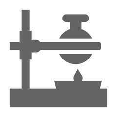 laboratory, burner icon illustration on transparent background