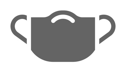 laboratory, mask icon illustration on transparent background