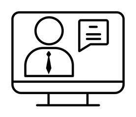 document, worker, laptop icon illustration on transparent background