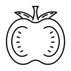 tomato dusk style icon illustration on transparent background