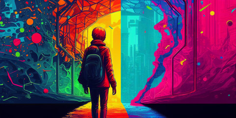 A Better World with AI Illustration