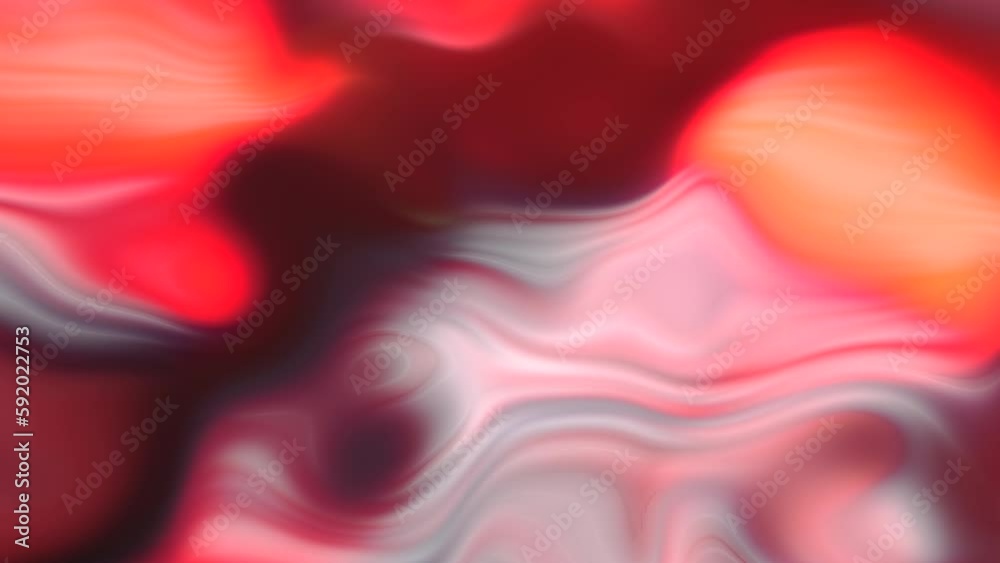 Poster red and yellow background. motion. a light background with a large sparkling blob with highlights ma