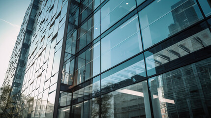 Obraz premium office building exterior. Generative Ai